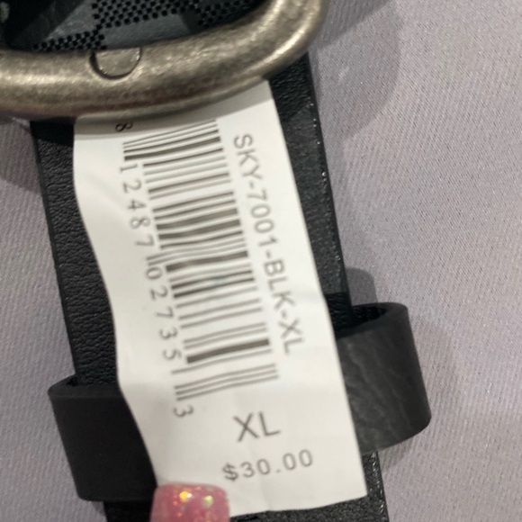 Bonded Leather Men’s belt Smokey mountain - Picture 4 of 11